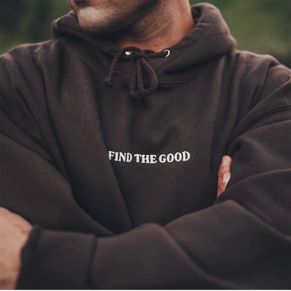 Find the Good Embroidered Hoodie